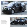 NEU 1/24 Benz V260 MPV Legierungsmodellauto Spielzeug Die-Cast Guss Sound und Licht Rückzieher Auto Spielzeug für Kinder Fahrzeug