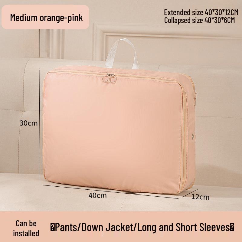 Expandable Double-Layer Waterproof Garment Bag for Travel and Home Storage