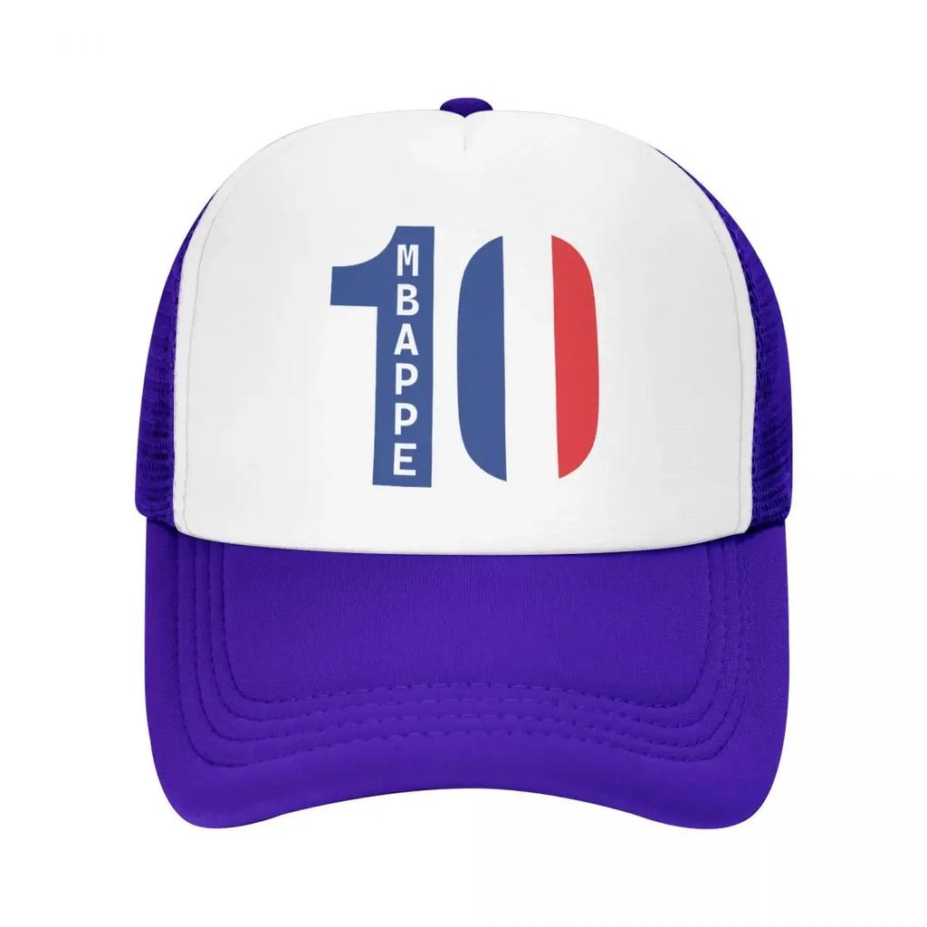 Custom Soccer Gift Mbappes  Pattern Baseball Cap Hip Hop Unisex Womens Adjustable Football Lover Trucker Hat Spring Dad Hat
