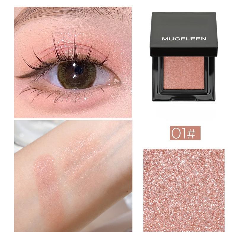Spazio cowboy cosmico Evidenziatore Occhi Glitter Ombretto monocromatico Tavolozza Shimmer Satin Trucco Tavolozza Ombretto Kit evidenziazione