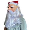 Santa Mask Costume Christmas Santa Costume Accessories for Christmas Party, Santa Mask Costume with Santa Hat and Beard