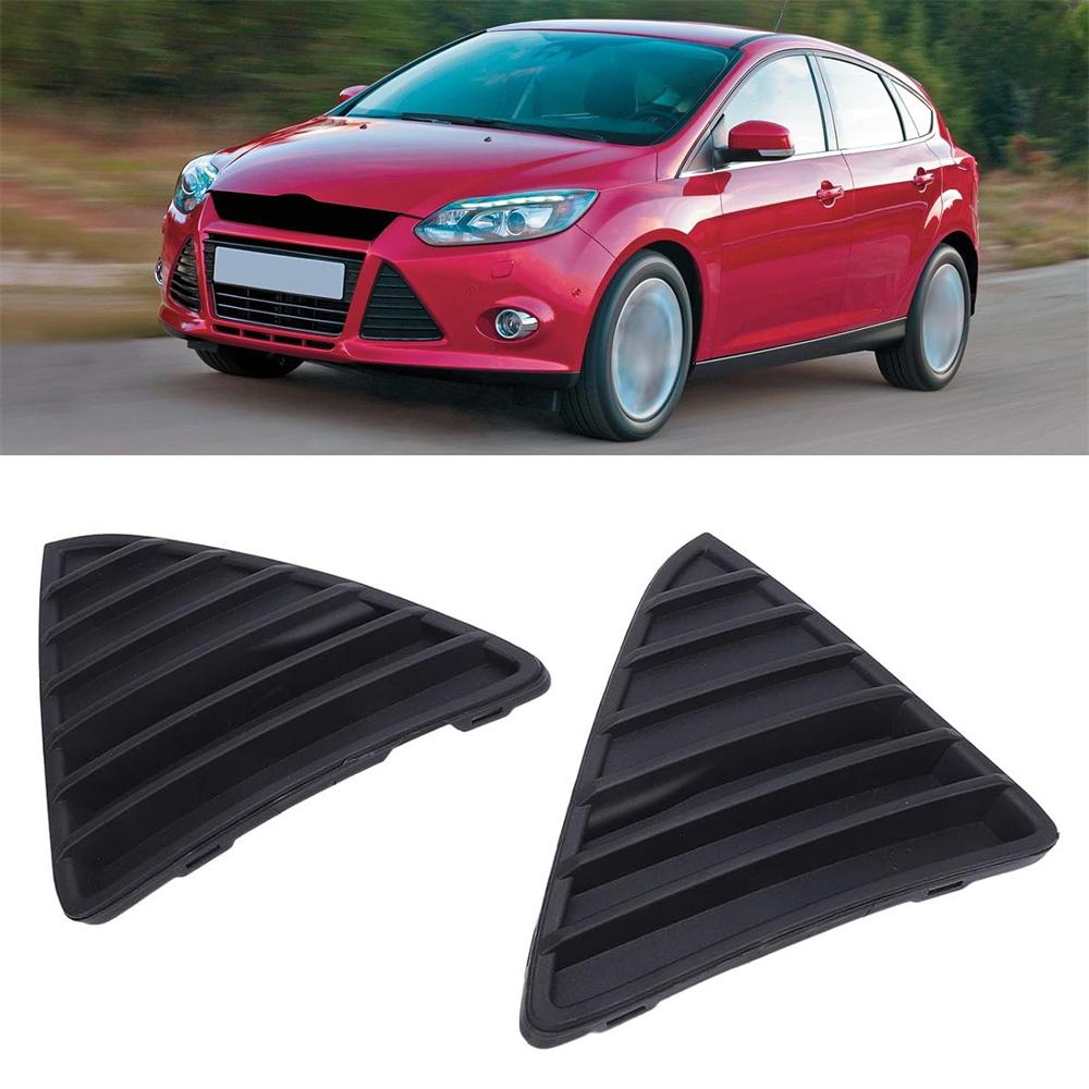 2x For 12-15 Ford Focus Mk3 Front Bumper Grille Triangle Cover Right & Left Side
