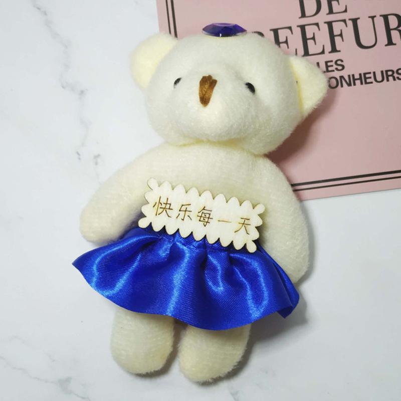 Plush Cartoon Bear Doll Plush Toy Doll Pendant For Christmas Valentine Birthday Gift
