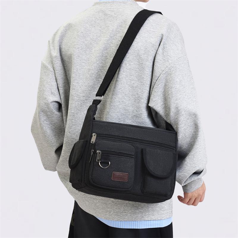 Men's Shoulder Bag Crossbody Bag Canvas Bag