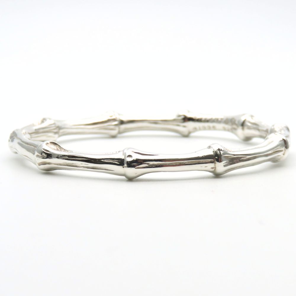 Used TIFFANY&Co. bracelet Bamboo Silver925 39.6g Silver Bangle
