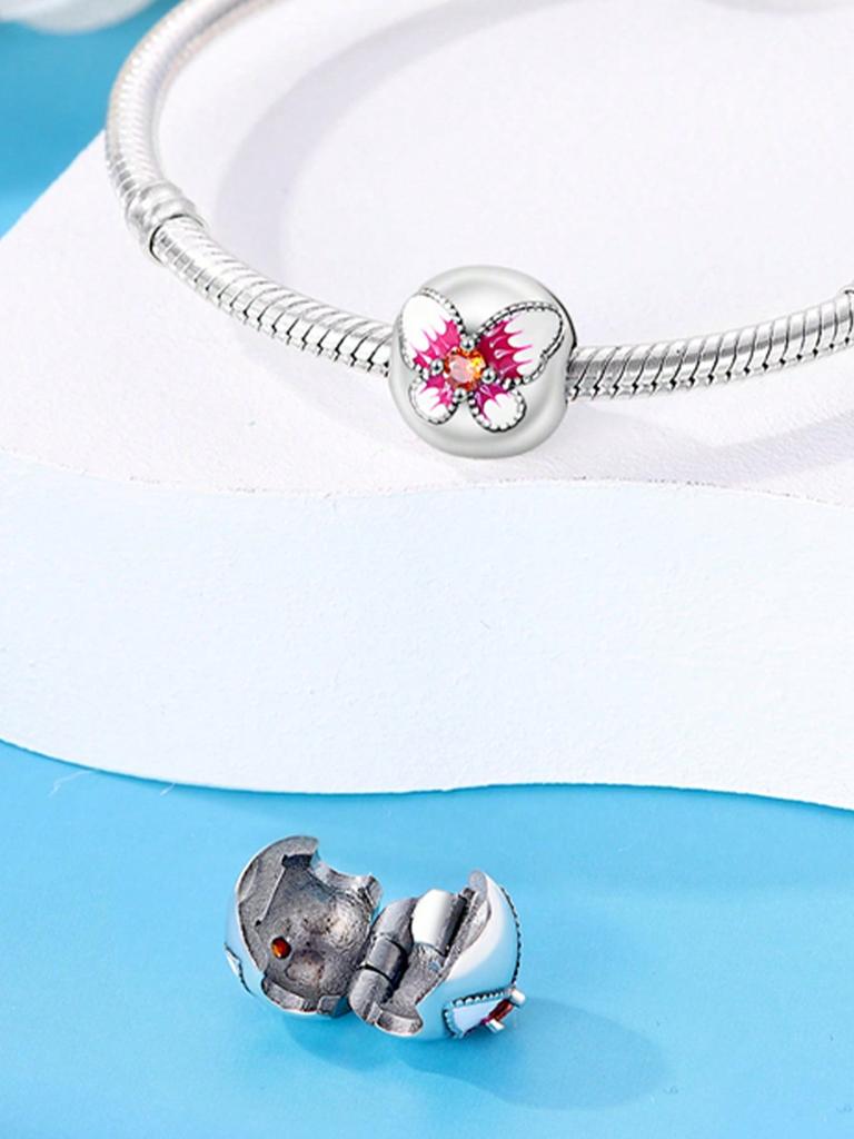 Gemstone Starry Sky Beadsclips And Spacers Charm Silve Plated Fit Charms Copper Originalbracelet For Jewelry Making Diy Charm