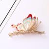 9-Color Painted Butterfly Hairpin - Ancient Style Shark Clip Ornament