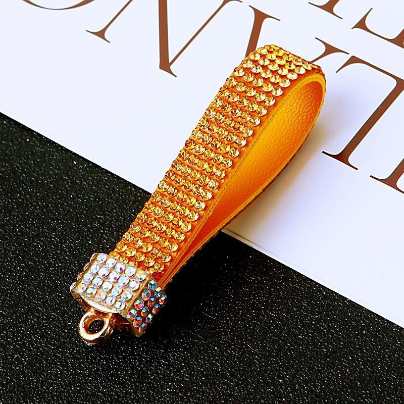 Colored Leather Keychain Rope Pendant Bag Decoration Fashion Gifts Ornament