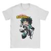 My Hero Academia Deku Koszulka Unisex 100% Bawełna Topy Śmieszne Dekolt Okrągły Krótki Rękaw