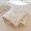 Double-Layer Gauze Soybean Summer Quilt Cooling Machine Washable Summer Air-Condition Quilt Student Dorm Single Thin Bedding