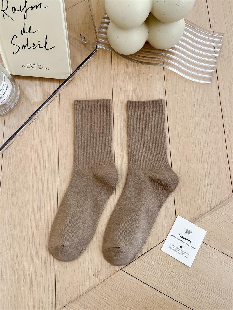 

Women s Royal and Sky Blue Cotton Mid-Calf Socks - Modern Solid Color Design One Size