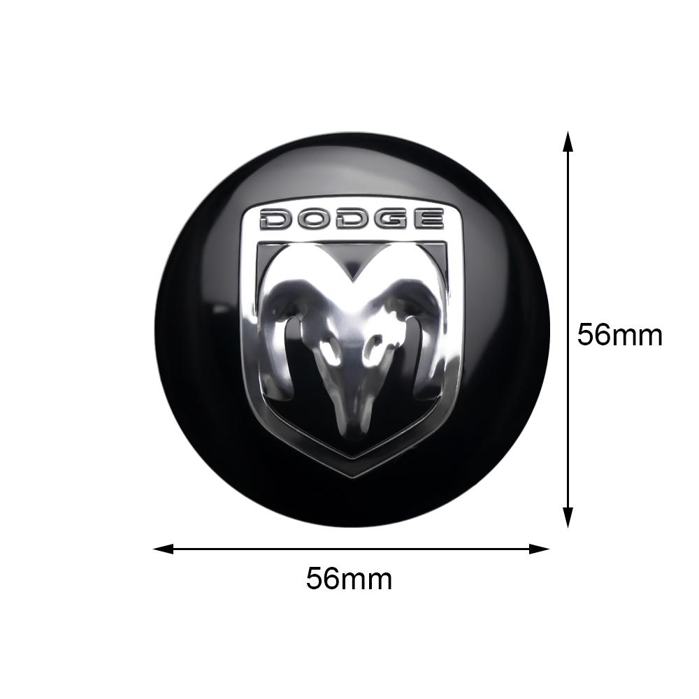4PCS 56mm 60mm Car Wheel Center Cap Logo Hub Badge Rims Cover For Dodge Durango Dakota Neon Caliber SXT Nitro Ram1500 Avenger