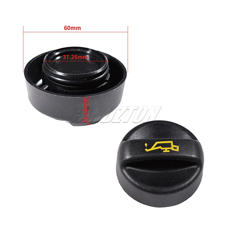 Engine Oil Filler Cap 9670015080 1180S5 for Citroen Peugeot 207 208 301 308 508 2008 3008 5008 Easy Installation Car Accessories