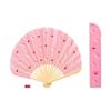 Sanrio Hello Kitty Fan Body: Bamboo/Paper Case: Polyester Comes with an Easy-to-carry Case 493325