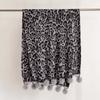 Cozy Winter Shawl Wrap Fleece Cashmere Feel Scarf Leopard Print Scarf  Winter Party