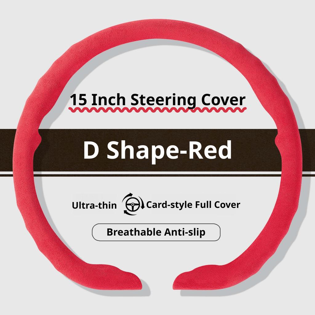New Suede Car Steering Wheel Cover For Lexus ES300h 350 RX350 450h NX350 NX450h LX600 GX460 IS300 RZ450e Luxury 38Cm Car Styling