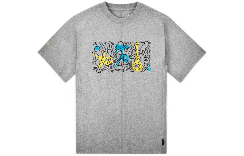 Converse X Keith Haring Collection T Shirt Unisex Gray 10025066-A01 S/M