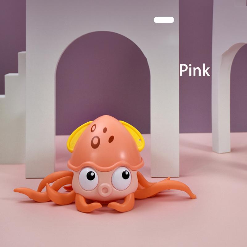 

Toys Toys Toys Kids Baby Bath Octopus Clockwork Rope Pulled Crawl Land Water Dragging Walking Toy Swimming Water Kids Gift