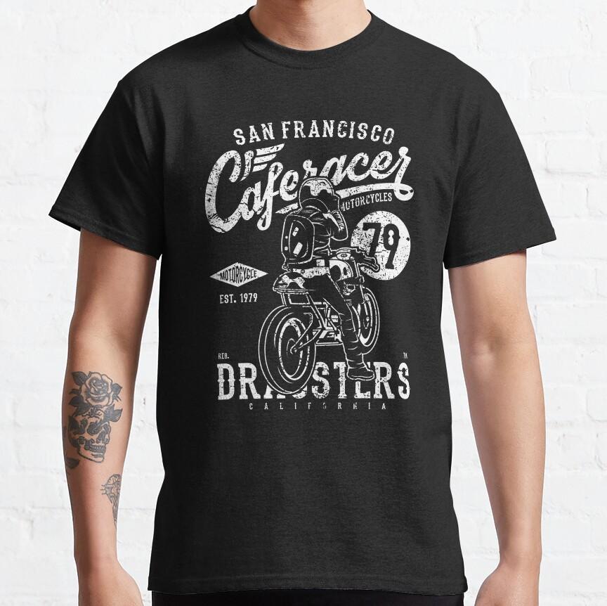 Speed Racer Vintage Classic Motorcycle Racing Genuine Equipment Motor Bike Printed T Shirt 100% Cotton  Plus Size Men's Clothing