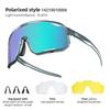ROCKBROS Cycling Glasses Goggles Polarized/Photochromic Sunglasses Sport Big frame Eyewear UV400 Sun Protection with 2 Lens
