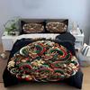 Chinese Dragon Design Set For Decoration  Kid'S And Adults' Bedroom Decor, Exquisite Three-Piece Bedding Set Gift