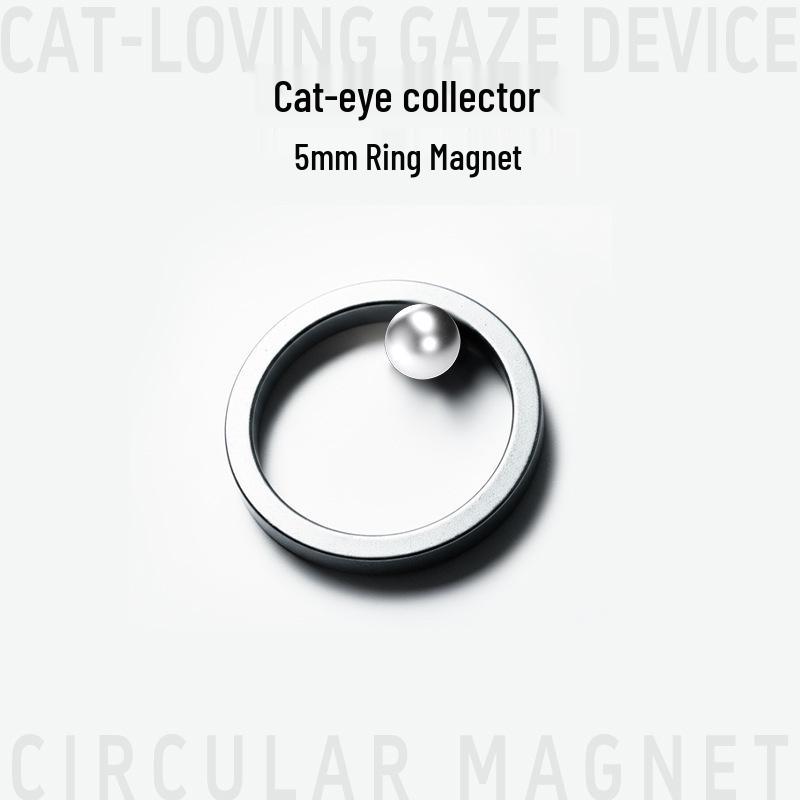 Magnete Triplo Occhio di Gatto: Strumento Magnetico per Unghie Cilindrico, Forte e Grande
