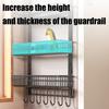 Wall Mount Or Over The Door 30cm Wide Kitchen Storage Shelf In Strong Metal Construction