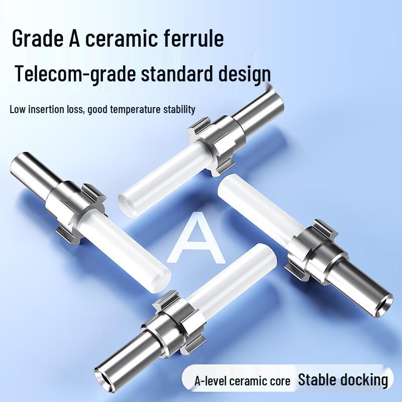 Fiber Optic FC/UPC Male to LC/UPC Female Hybrid Adapter