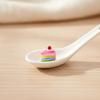 10Pcs Resin Mini Cake Kawaii Fake Food Miniature Embellishments For Craft Cell Phone Cover Decor Accessories