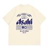 2025 Japan Asahi Beer T-shirt Summer Unisex Wear with American Retro Loose Casual Cotton Short-sleeved Clothes