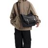 Men's Versatile Canvas Crossbody Bag - Fashionable, Practical, Large Capacity for Business and Street Trends