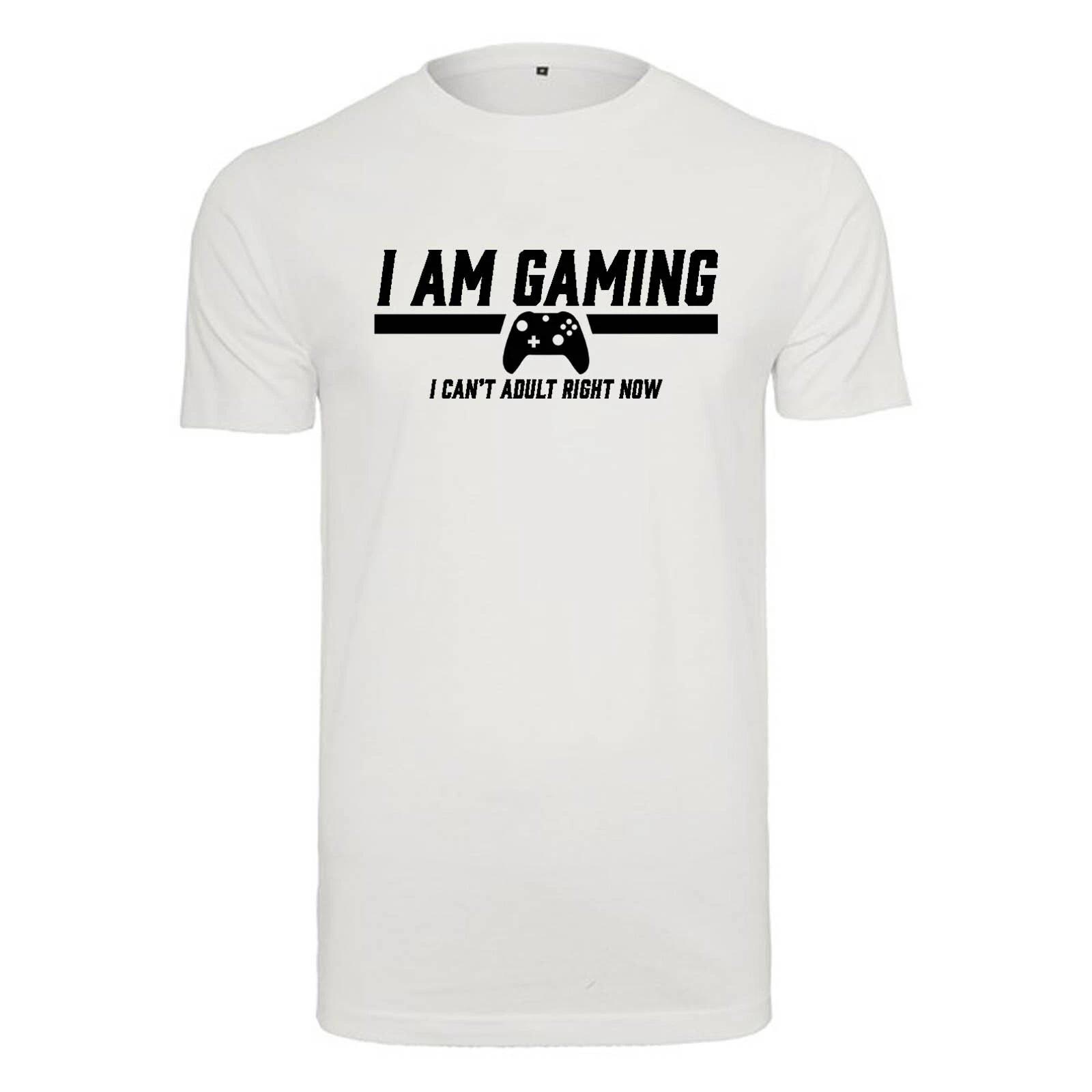 

Unisex T-Shirt - I am gaming - Novelty Funny Humour Secret Santa XL