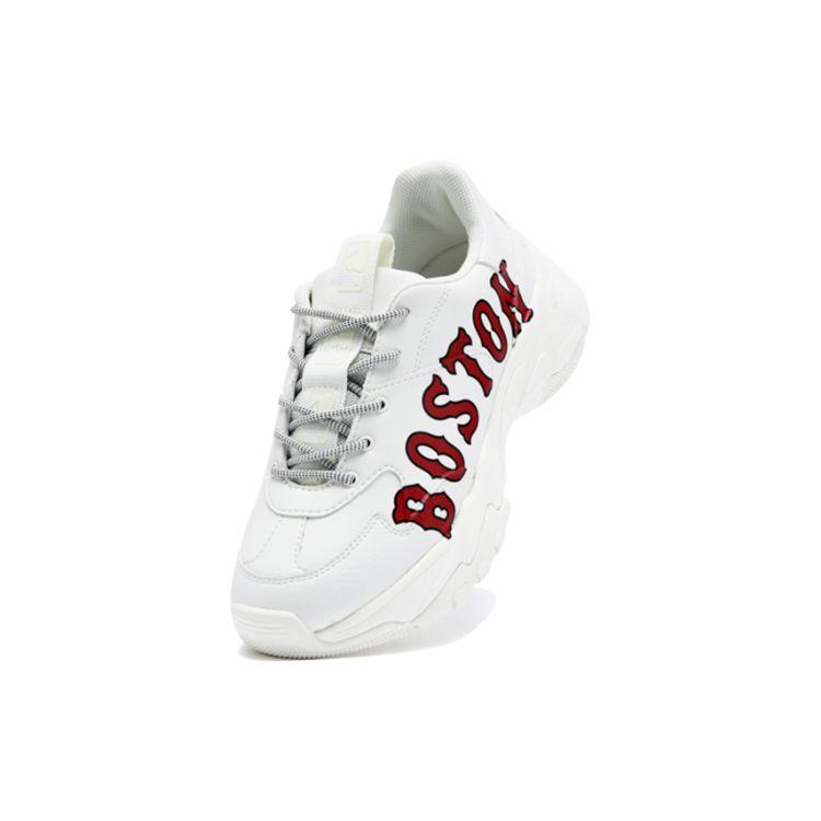 MLB Big Ball Chunky Synthetic Leather Sports Fashion Trend Shock Absorption Non-Slip Wear-Resistant Increased Height Low-Top Dad Shoes 32SHC2011-43I