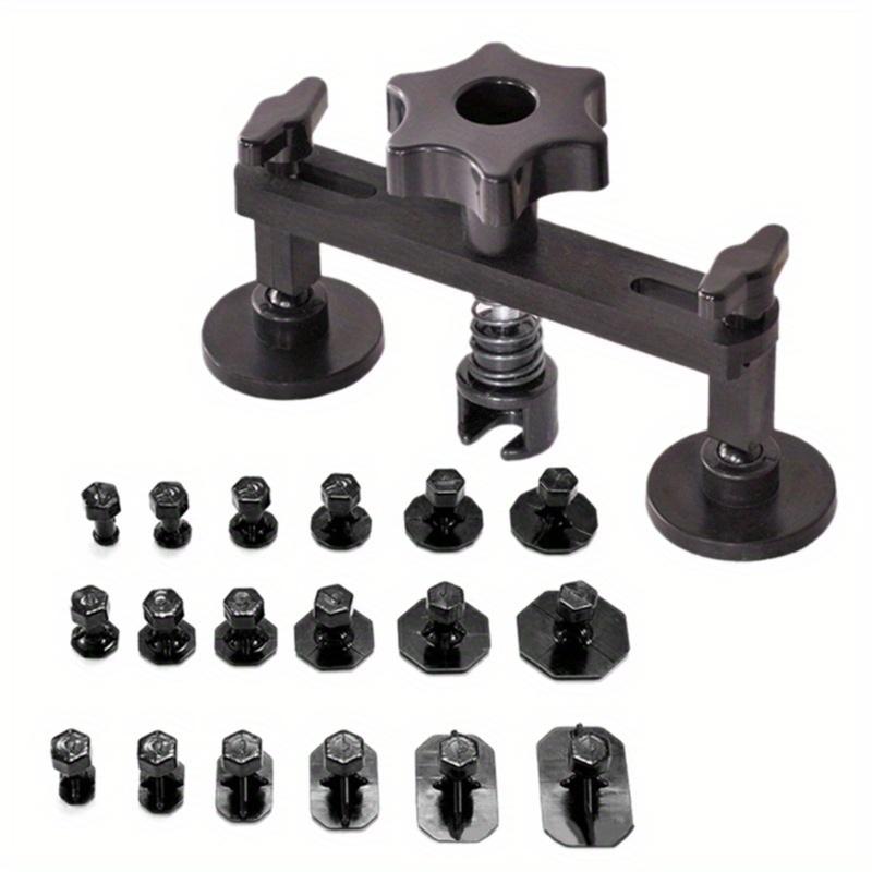 19Pcs Tool Car Body S Dent Repair Tool Bridge Pullers & 18Pcs Glues Pulling Tabs Labor Saving Tool