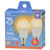 Lâmpada LED Elétrica OHM, Pequena, Base E17, Equivalente a Lâmpada Incandescente 25W25W, Branco Quente, Adequada para Luminárias Fechadas e Luminárias Isoladas,