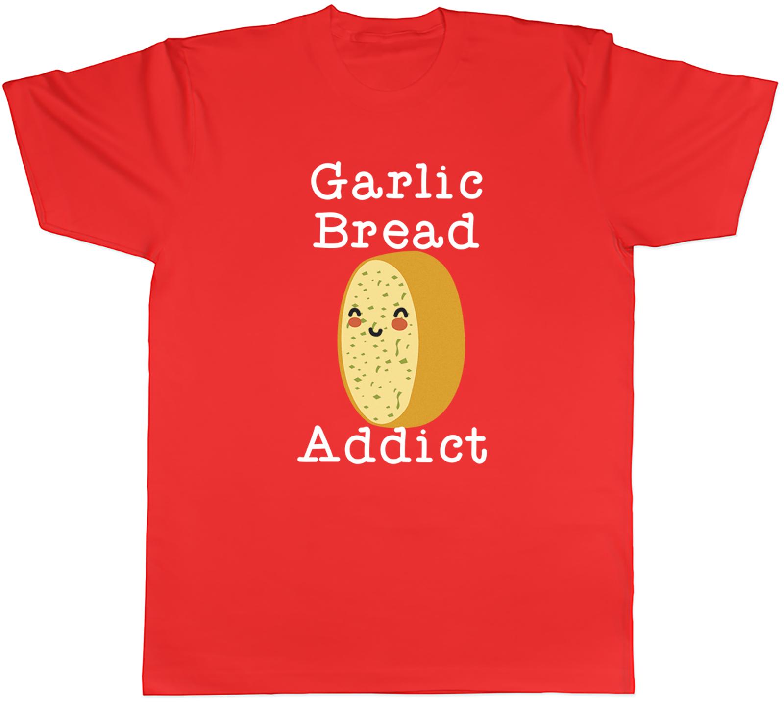 Funny Garlic Bread Addict Unisexs TShirt Baguette Sourdough Tee Gift S