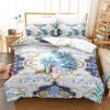 3D Single/double Bed Bedding Set with Palace Style Retro Flower Down Duvet Cover 2/3pcs AU210 * 240 Full Size Quick Drying Soft Home Textile