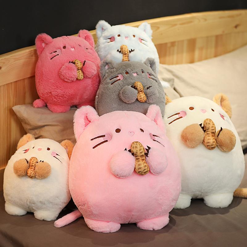 Creative Peanut Mouse Doll Plush Toy Little Mouse Doll Sleeping On Bed Holding Ragdoll Girl Birthday Gift