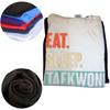 Funny Eat Sleep Taekwondo Repeat Graphic T-shirts Men Women's Fashion Casual Tshirt 100% Cotton Loose Oversized T Shirt