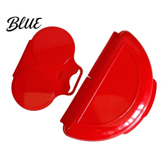Non Stick Egg Maker 2Pcs/Set Poacher Omelet Pan Plastic Non-Stick Breakfast Poaching Mold Cooker Microwave for Easy Quick Cooking
