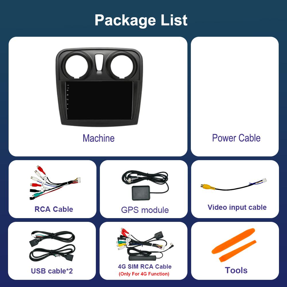 For Renault Logan 2 Sandero 2 2012 - 2019 DSP Stereo Car Radio Multimedia Player Android 14 2.5 D Screen GPS Navi WiFi Head Unit