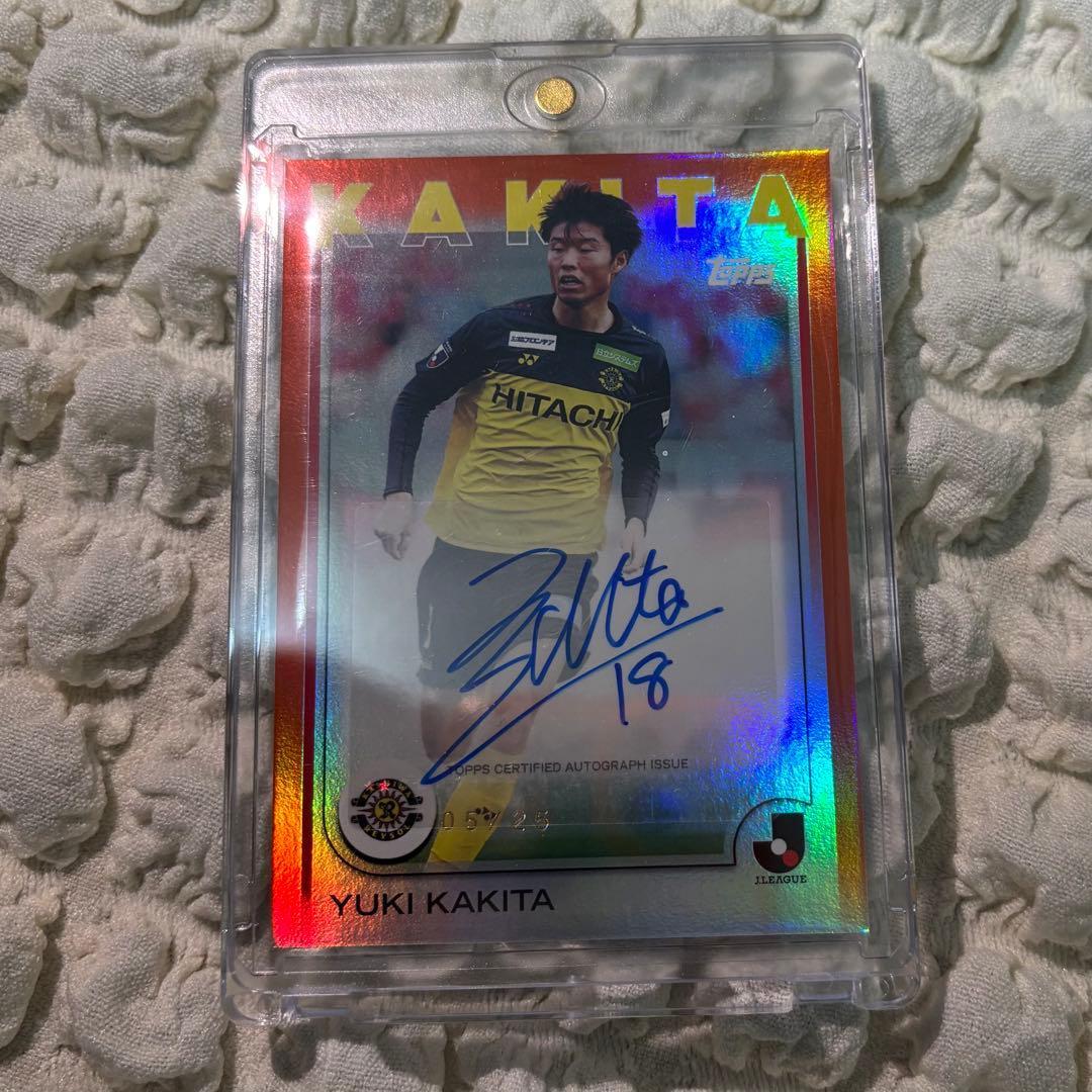 Hiroki Kakita Topps J League Autographed Card 2025 Limited 5/25