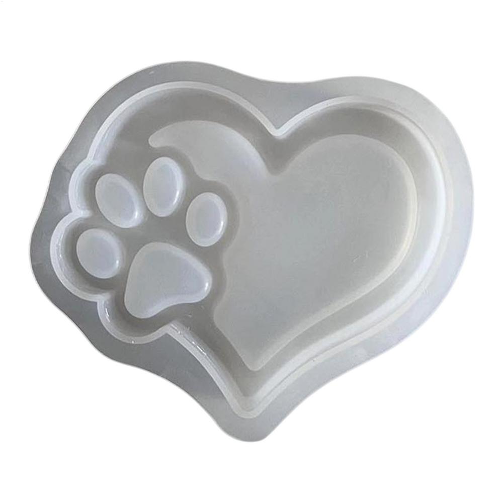 Paw Print Silicone Mold Love paw print mold Handmade DIY Jewelry Making Crystal Epoxy Resin Silicone Casting Mould