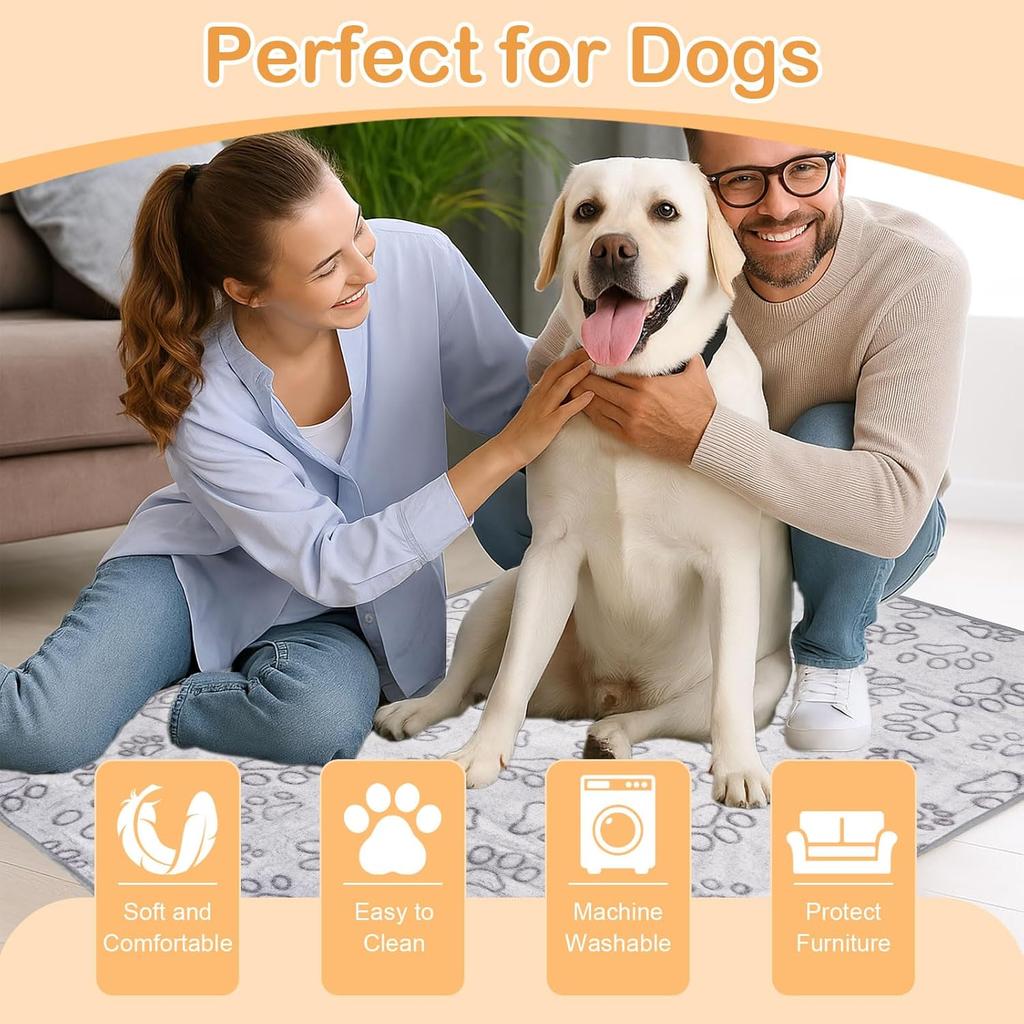 Soft Fluffy High Quality Pet Blanket Cute Cartoon Pattern Pet Mat Warm and Comfortable Blanket for Cat Dogs Cat Bath Towel