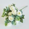 Realistic Petals Silk Rose Bouquet Fake Rose Flowers