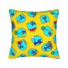 Pete the Cat  Square Pillow Case Cool Kitten Cushion Covers Creative Zipper Decorative Pillowcase for Seat 45x45cm