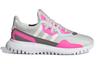 Adidas Originals Flex Collection Abrasion Resistant Breathable Low top Kids Lifestyle Shoes Gray Pink FX5320