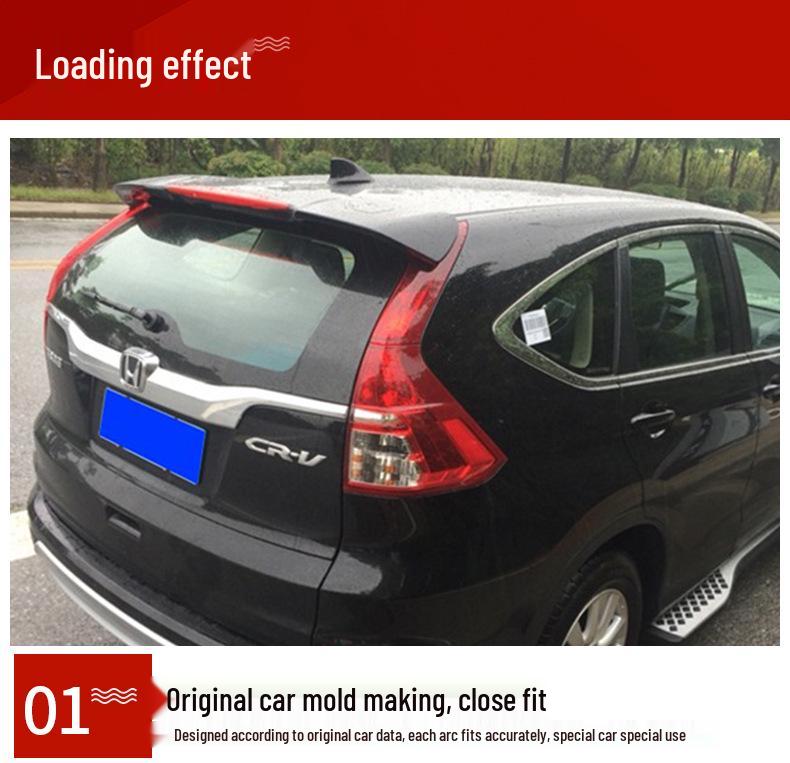 Honda CRV Rear Spoiler 2012-2016: Painted, No Drill, Sport-Style Wind Deflector