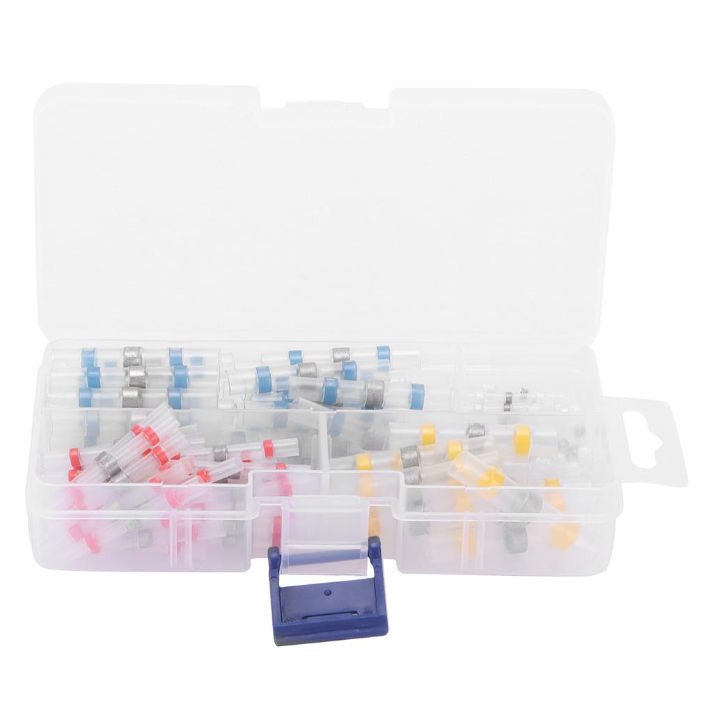 Solder Seal Wire Connector Heat Shrink Butt Connection Terminal for Car Marine Boat