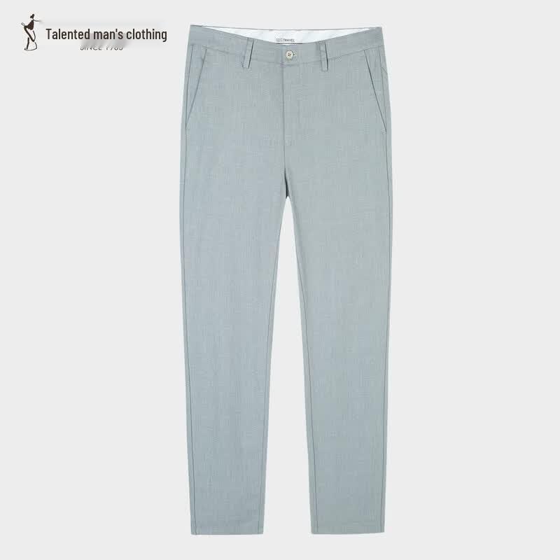 Men s Lyocell Blend Straight Fit Casual Pants 38